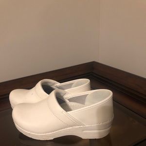 Dansko White Nursing Clog Shoes